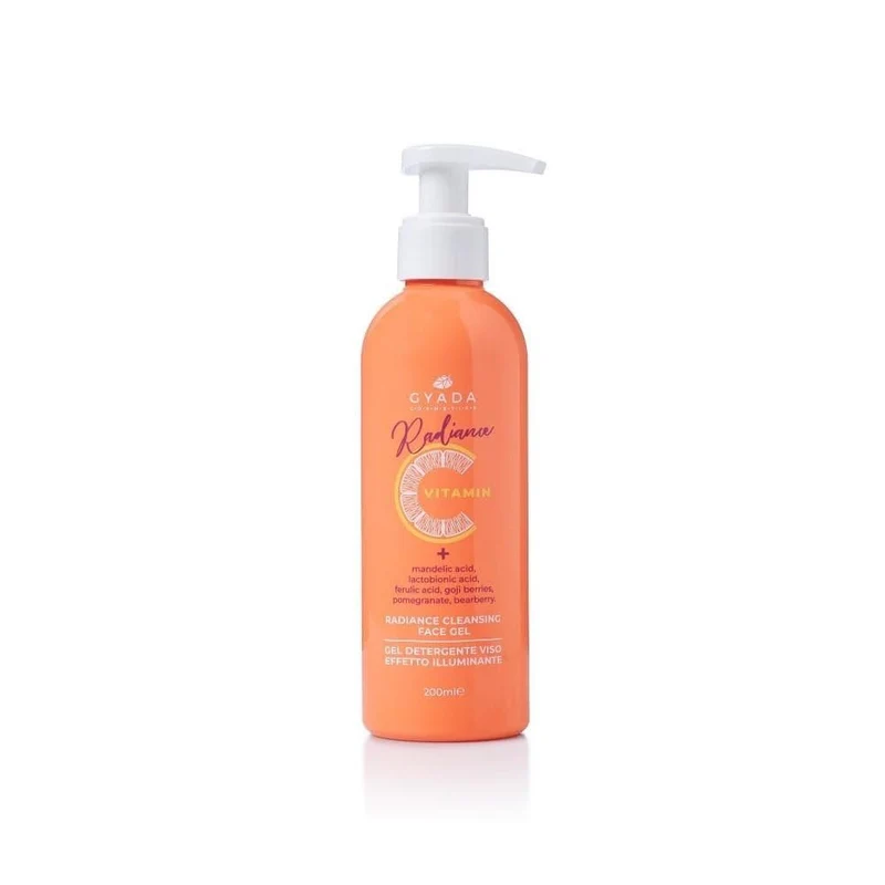 Gel detergente viso illuminante Radiance, 200 ml - Gyada Cosmetics