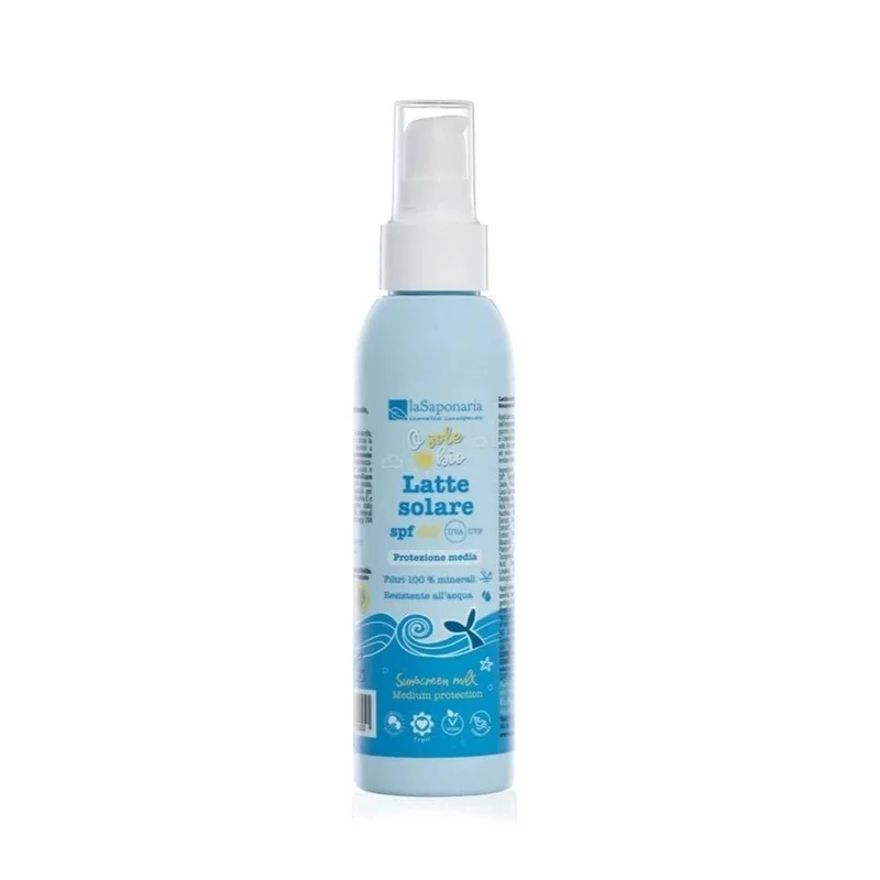 Latte solare spf 20 Osolebio, 125 ml - La Saponaria