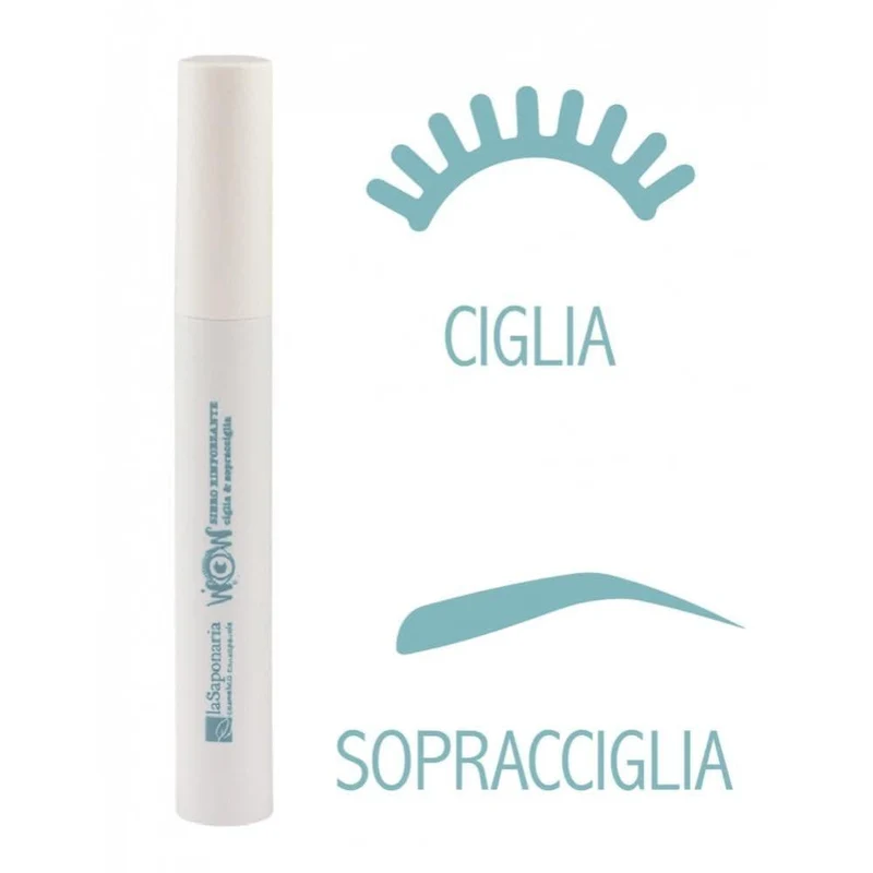 Wow siero rinforzante ciglia e sopracciglia, 10 ml - La Saponaria