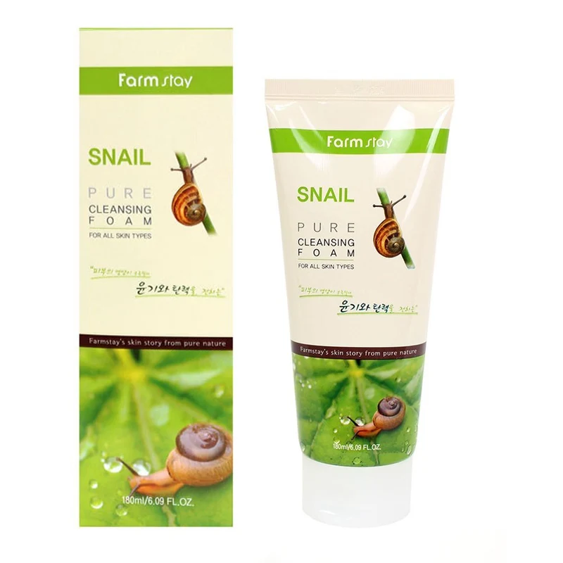 Farm Stay Korean Pure Snail Foam Cleanser