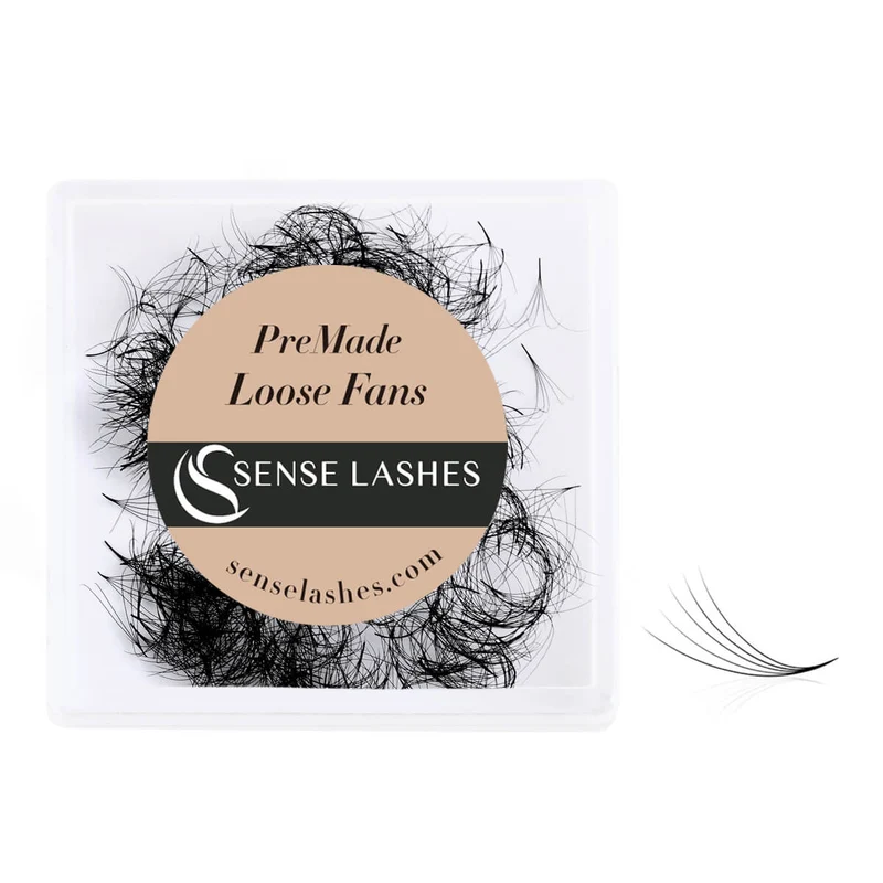 5D Handmade Loose Premade Fans Pointy Base(500 Fans)