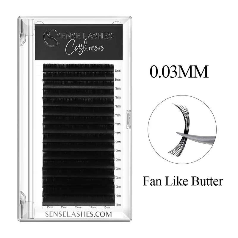 0.03MM Cashmere Premium Mega Volume Eyelash Extensions