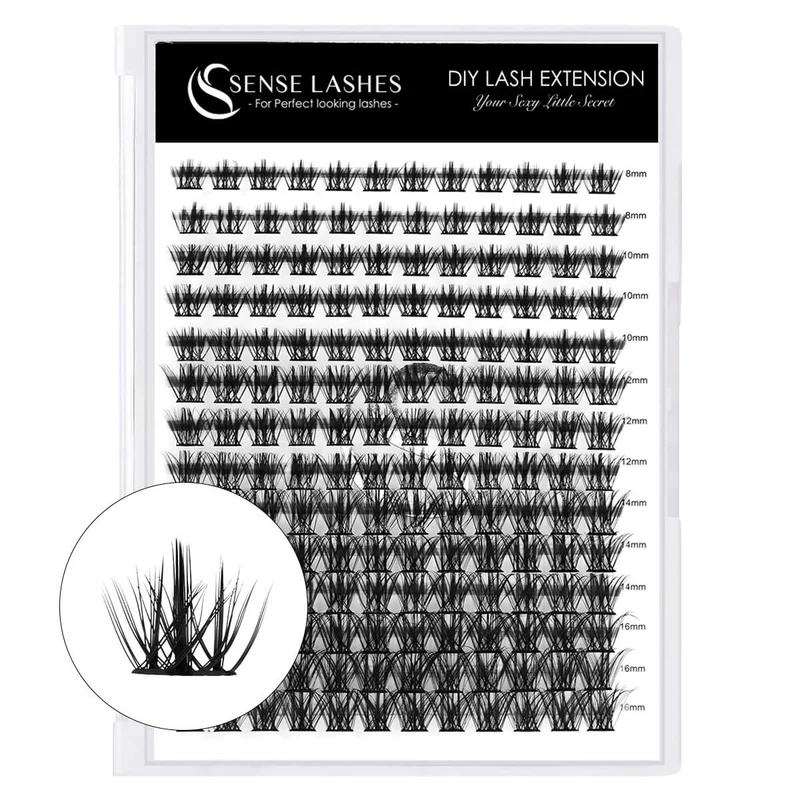 Wispy-DIY Individual Clusters Lashes (168 Pcs)