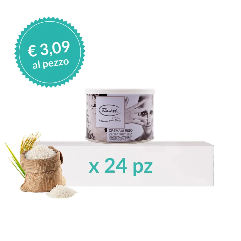 Cera Barattolo Crema di Riso RO.IAL - 24Pz