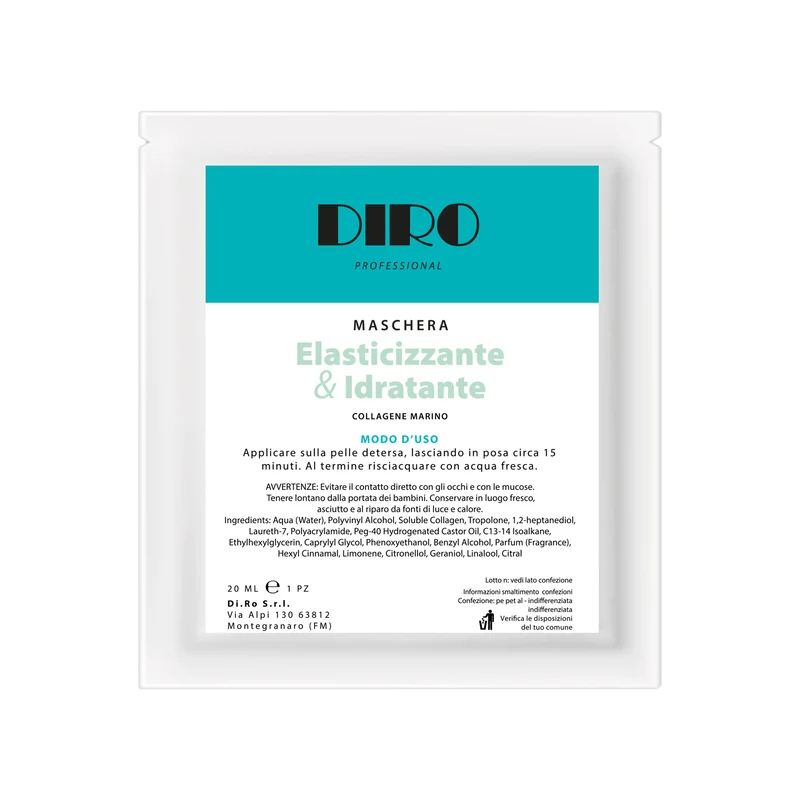 Maschera Viso - ELASTICIZZANTE E IDRATANTE
