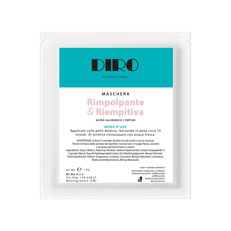 Maschera Viso - ANTIAGE RIMPOLPANTE E RIEMPITIVA