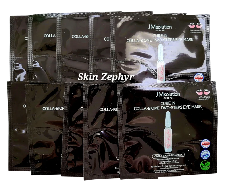 JM Solution Cure in Colla-Biome Two-Steps Eye Mask