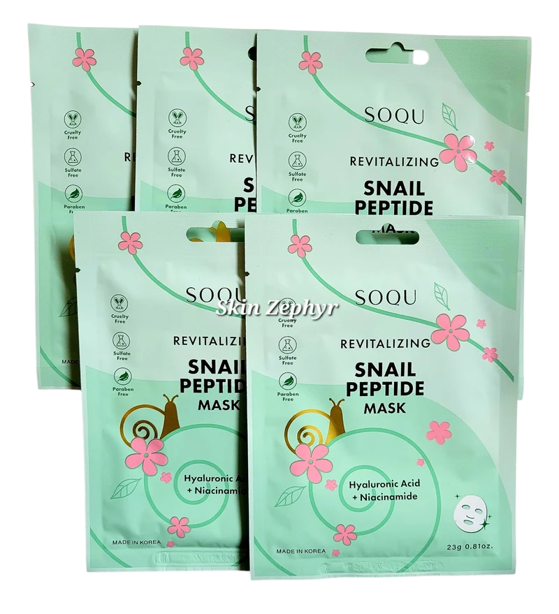 Soqu Revitalizing Snail Peptide Mask