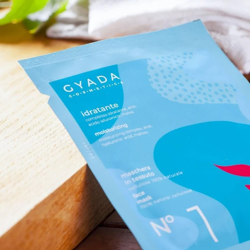 Maschera viso in tessuto N°1 idratante, 1 pz - Gyada Cosmetics