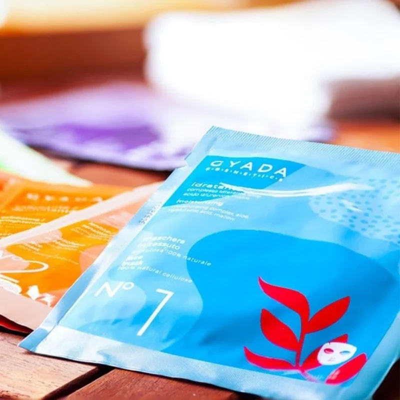 Maschera viso in tessuto N°1 idratante, 1 pz - Gyada Cosmetics