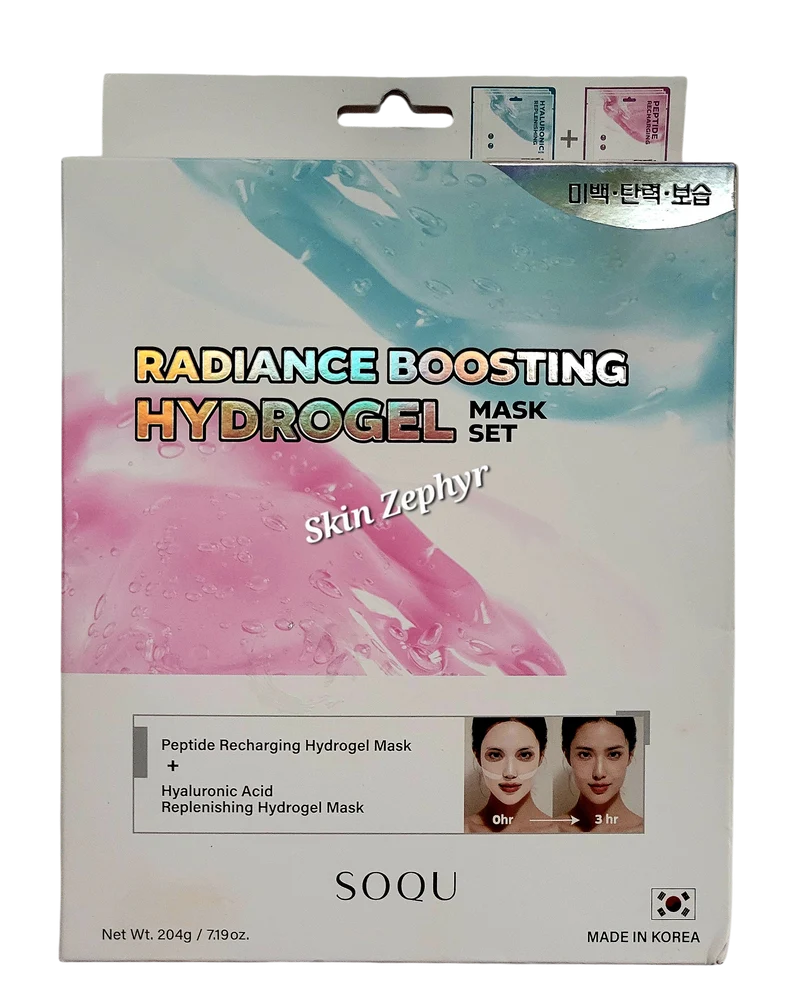 Soqu Radiance Boosting Hydrogel Mask Set