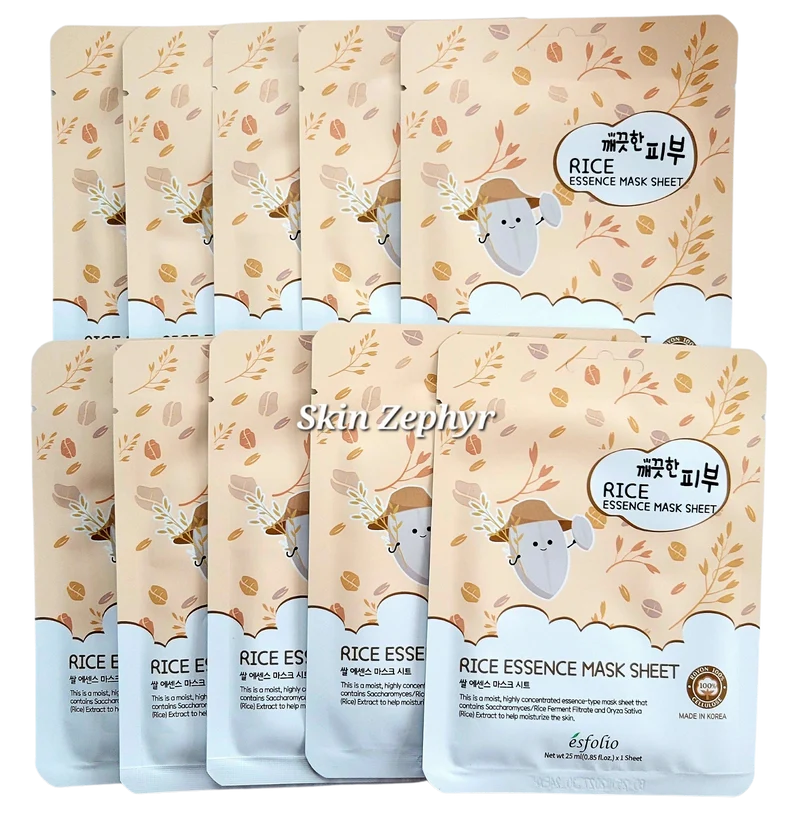 esfolio Rice Essence Sheet Mask