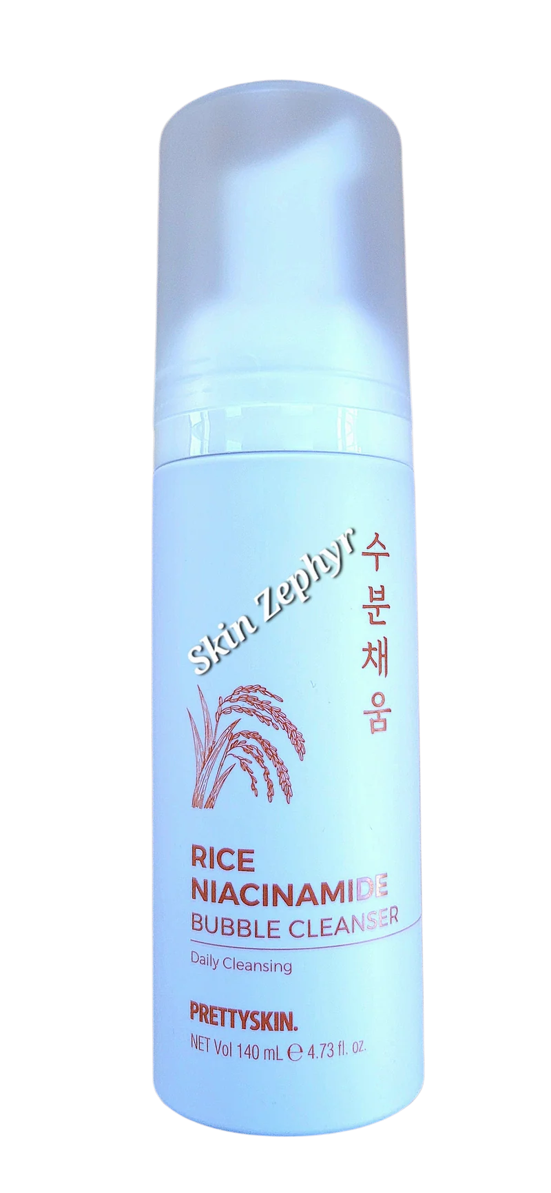 Prettyskin Rice Niacinamide Bubble Cleanser