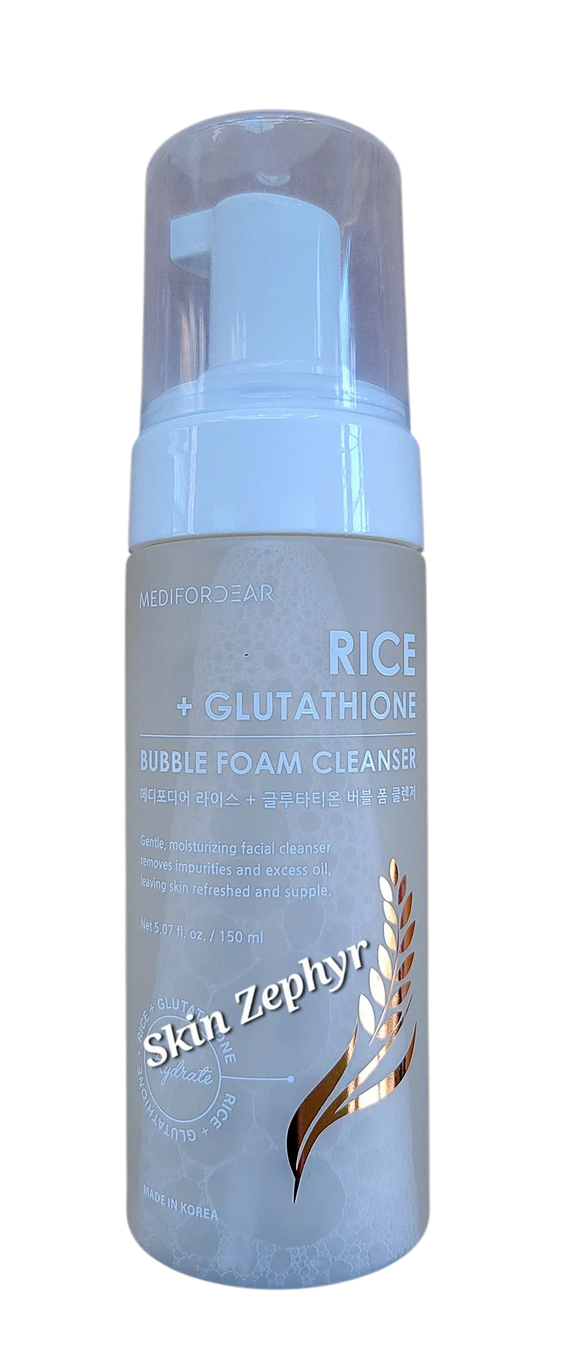 Medifordear Rice + Glutathione Bubble Foam Cleanser