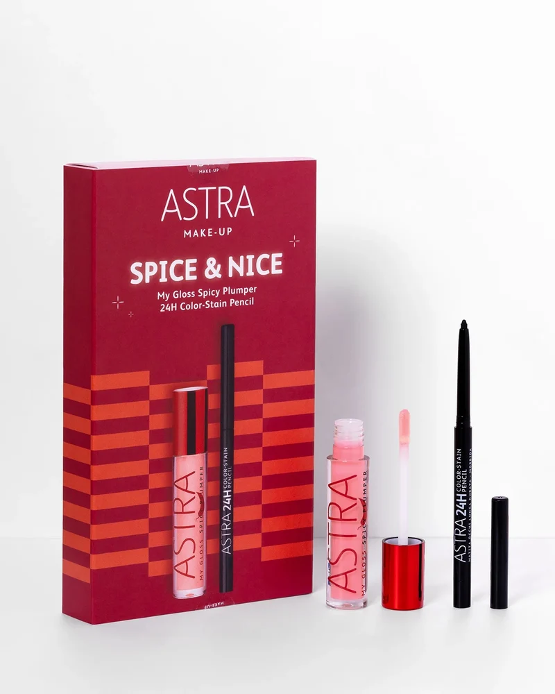 Astra Spice&Nice - My Gloss Spicy Plumper & 24h Color-Stain Pencil