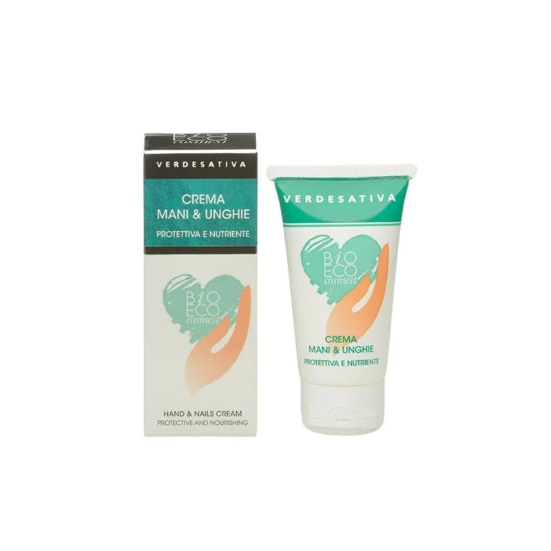 Crema mani e unghie protettiva e nutriente, 50 ml - Verdesativa