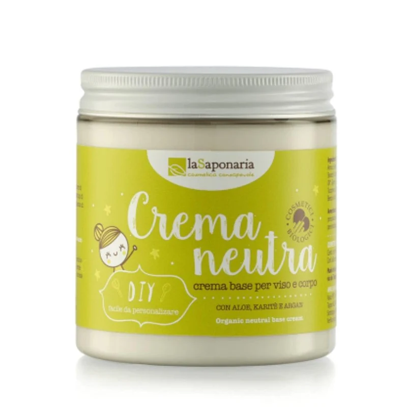Crema base neutra bio diy cream, 250 ml - La Saponaria