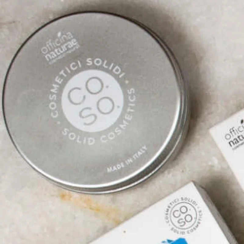 Barattolo in alluminio porta cosmetici solidi - Officina Naturae