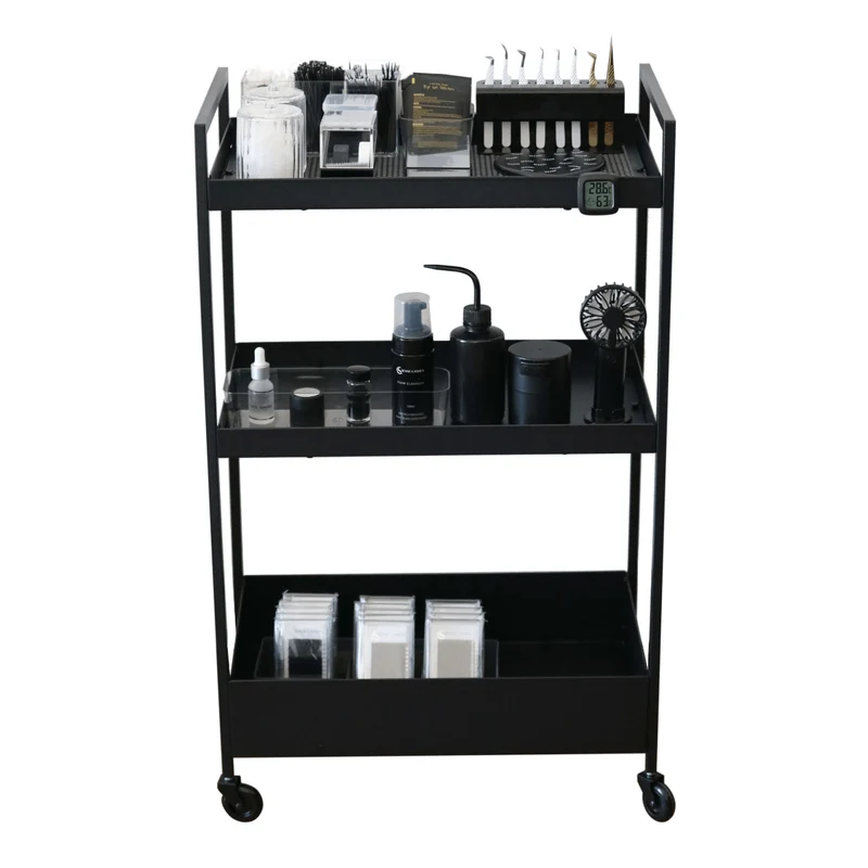3 Tier Trolley Lash Cart Organizer