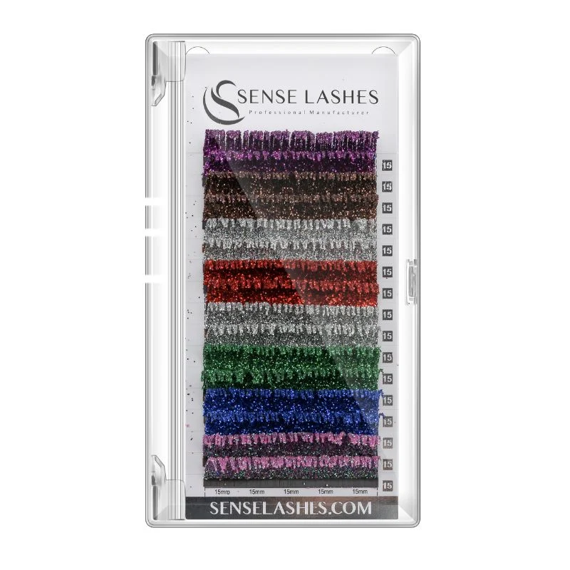 0.07MM Wispy Glitter Eyelash Extensions