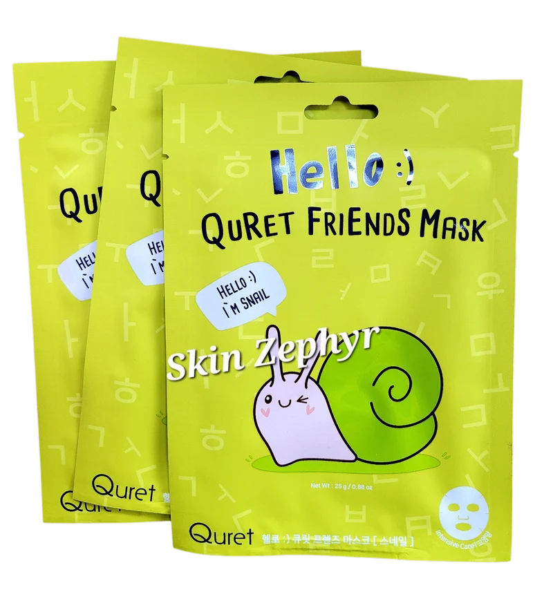Quret Hello Friends Masks (Snail)