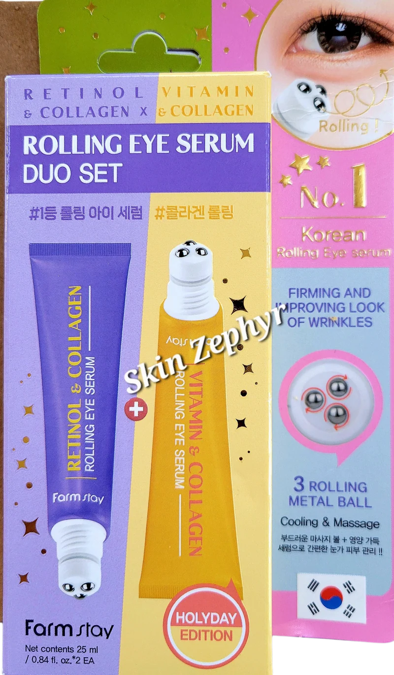 Farmstay Rolling Eye Serum Duo Set