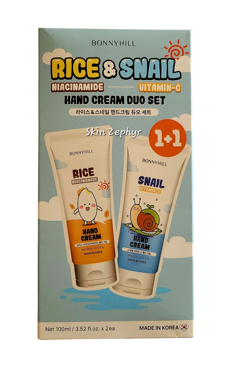 Bonnyhill Rice and Snail Hand Cream Duo Set