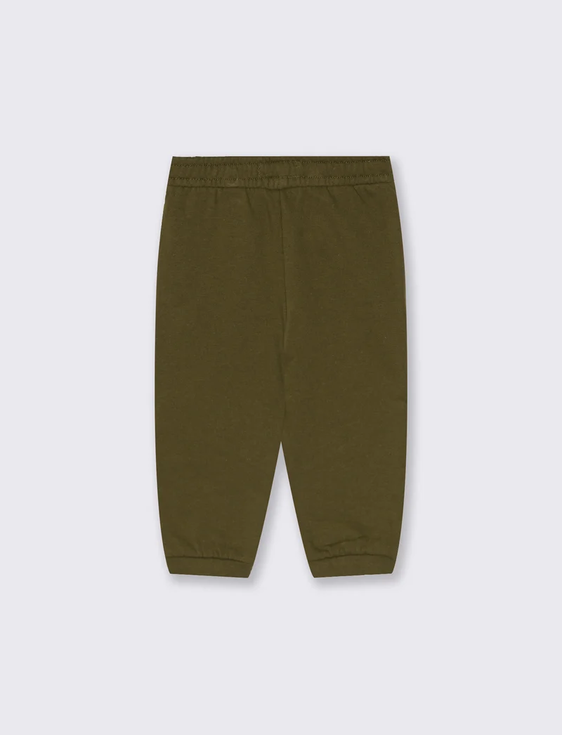Pantafitness e Jogger in felpa casual - Verde militare