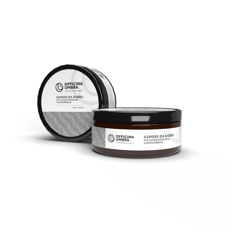 Sapone da barba bio rinfrescante e ammorbidente, 100 ml - Officina Umbra