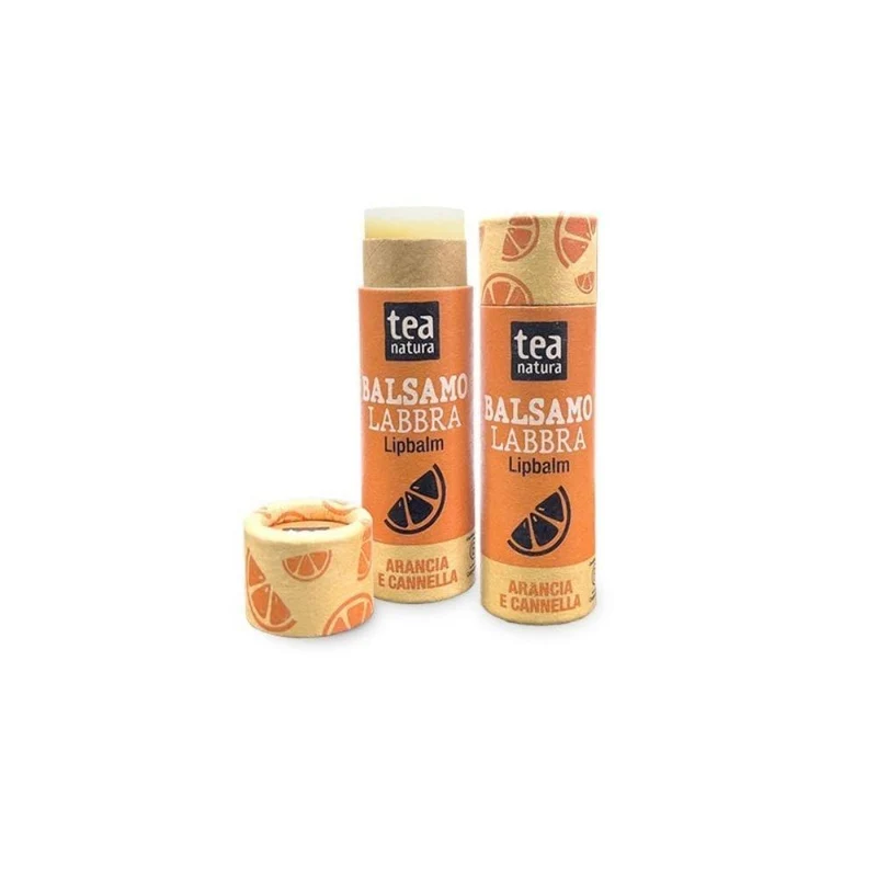 Balsamo labbra con arancia e cannella, 10 g - Tea Natura