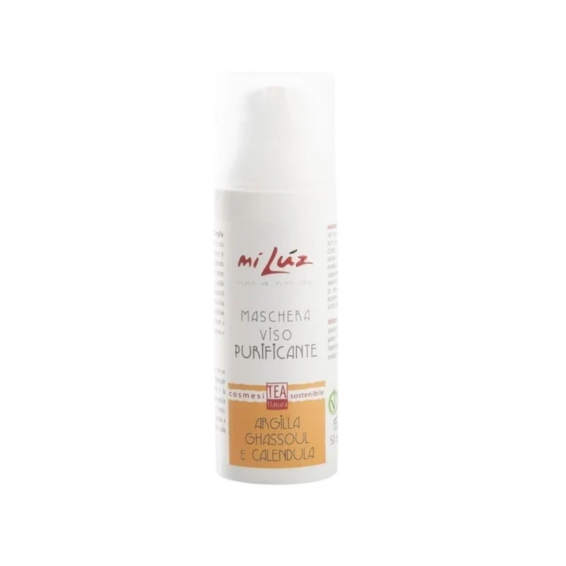 Maschera viso purificante con argilla ghassoul, 50 ml - Tea Natura