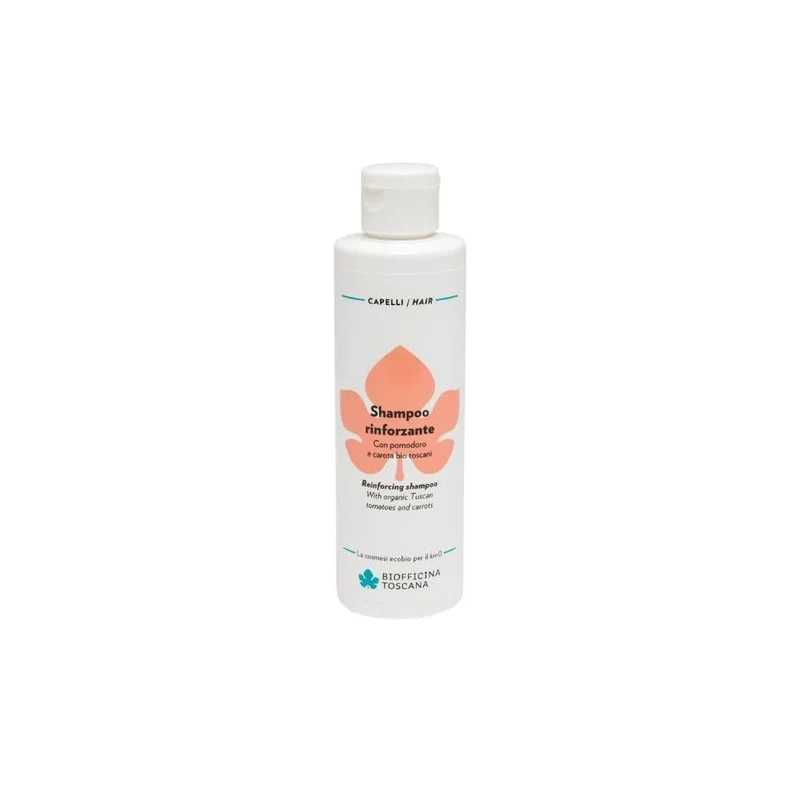 Shampoo rinforzante pomodoro e carota, 200 ml - Biofficina Toscana