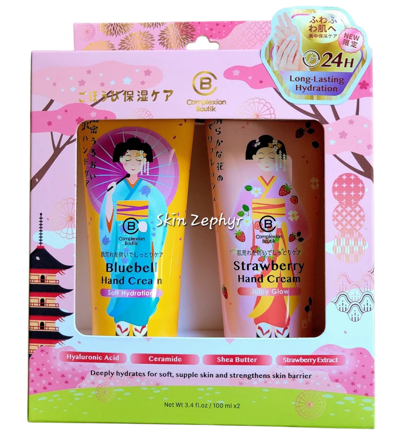 Complexion Boutik Hand Cream Set Bluebell & Strawberry