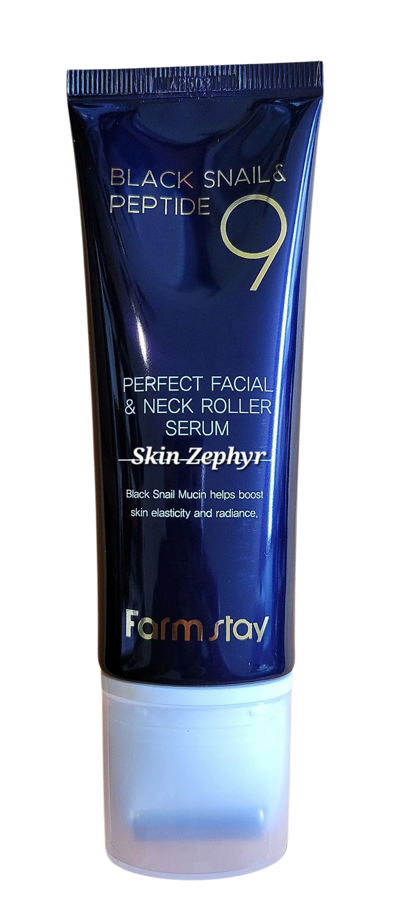 Farmstay Black Snail & Peptide 9 Perfect Facial & Neck Roller Serum