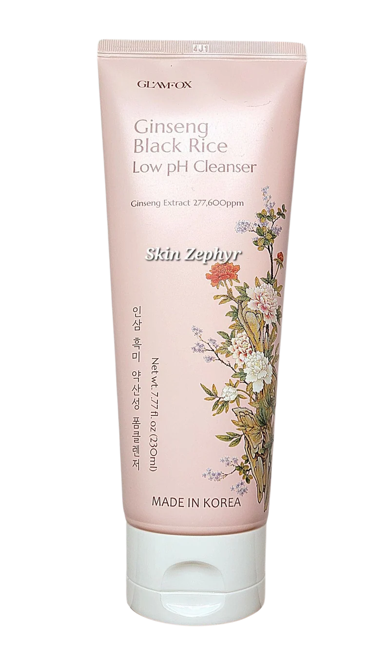 Glamfox Ginseng Black Rice Foam Cleanser