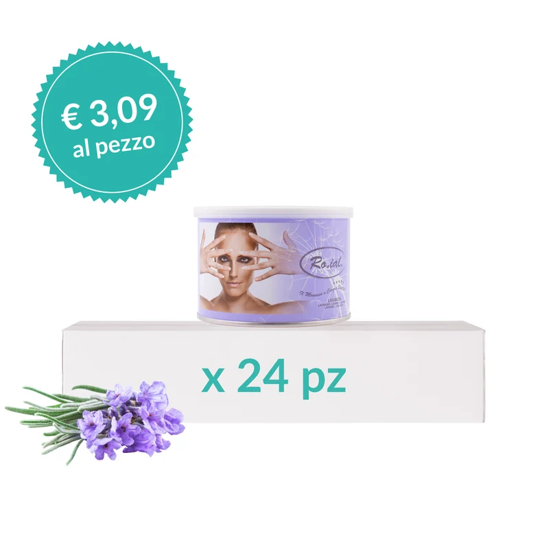 Cera Barattolo Lavanda RO.IAL - 24 Pz