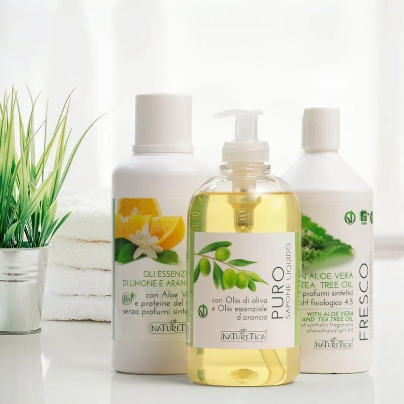 Sapone liquido di marsiglia puro, 500 ml - Naturetica