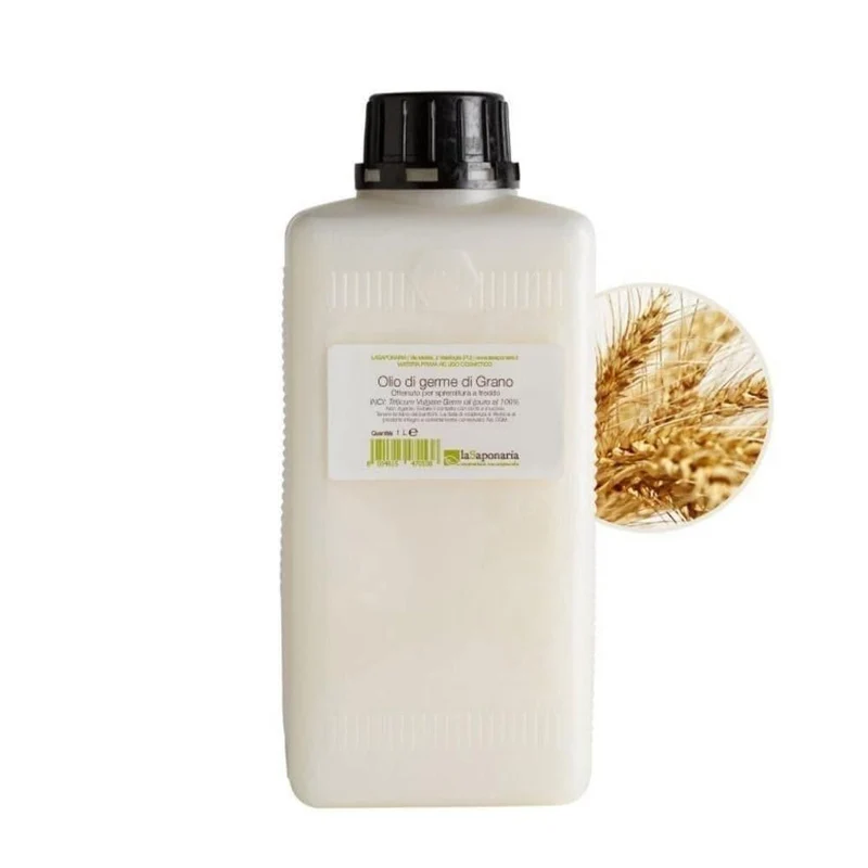 Olio di germe di grano bio, 1 L - La Saponaria