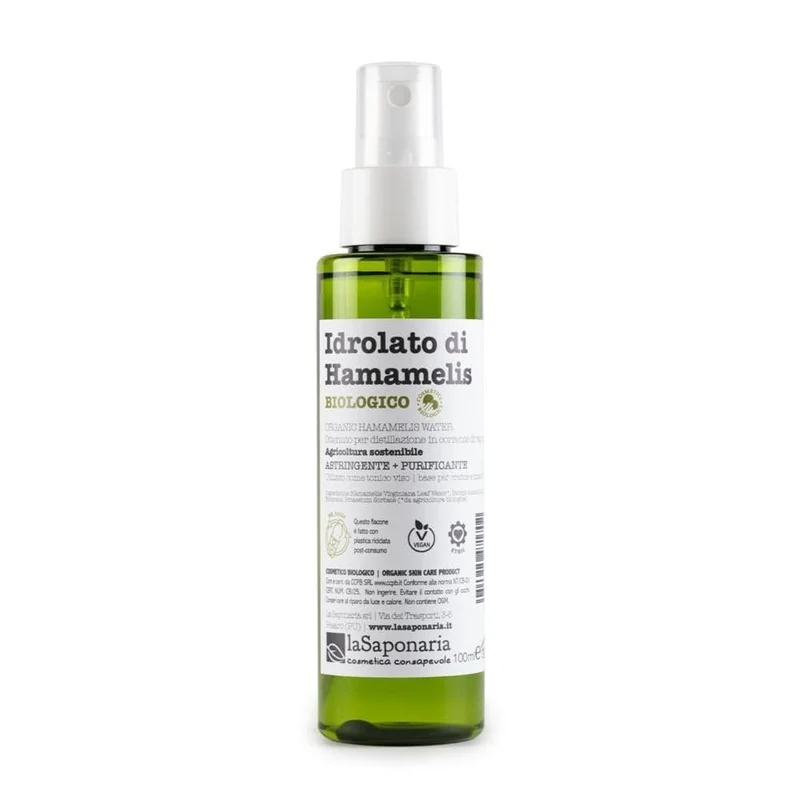 Idrolato di hamamelis bio, 100 ml - La Saponaria