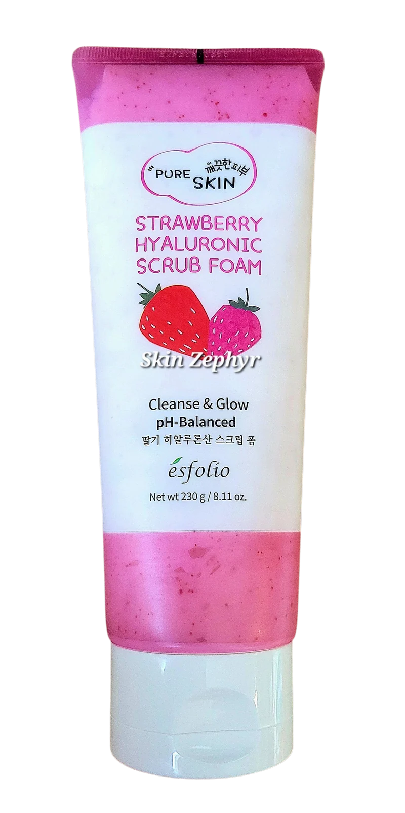 Esfolio Strawberry Hyaluronic Scrub Foam
