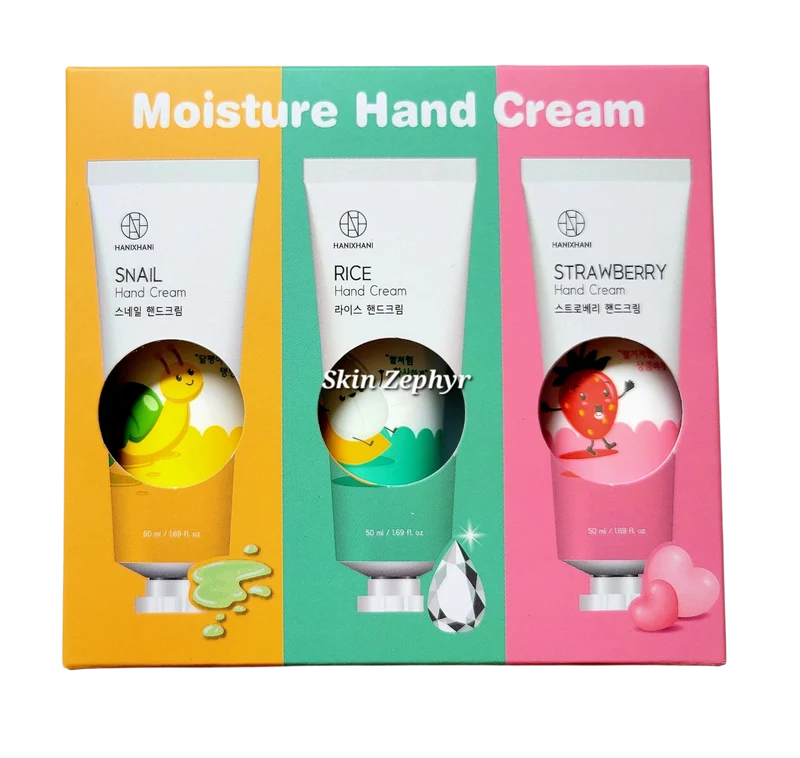 Hani x Hani Hand Cream Set (Snail, Rice and Strawberry)