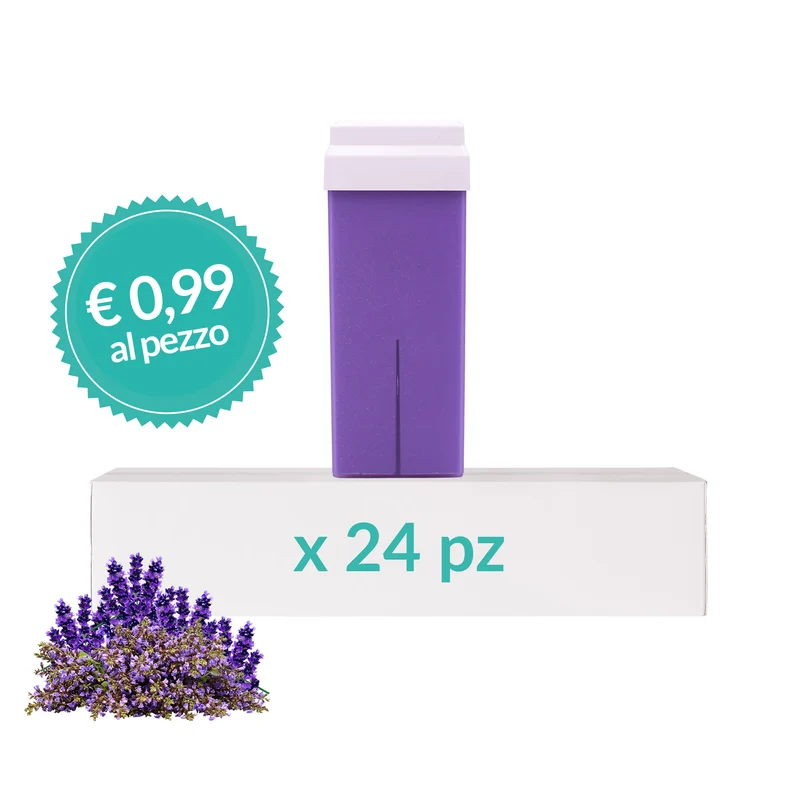 Cera in Cartuccia alla Lavanda RO.IAL - 24 Pz
