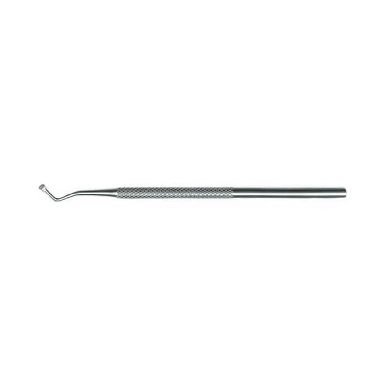 Ferretto Pedicure con Punta Tonda Curvata a Destra in Acciaio Inox