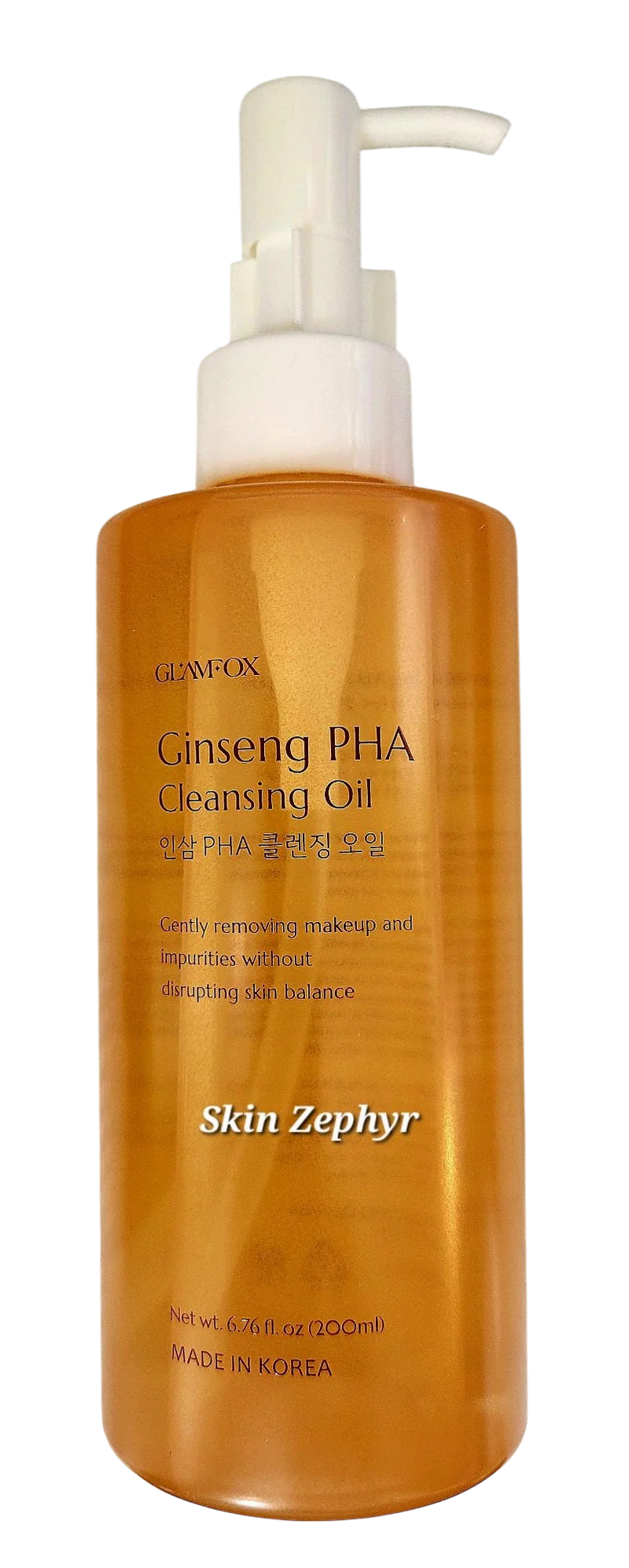 Glamfox Ginseng PHA Cleansing Oil