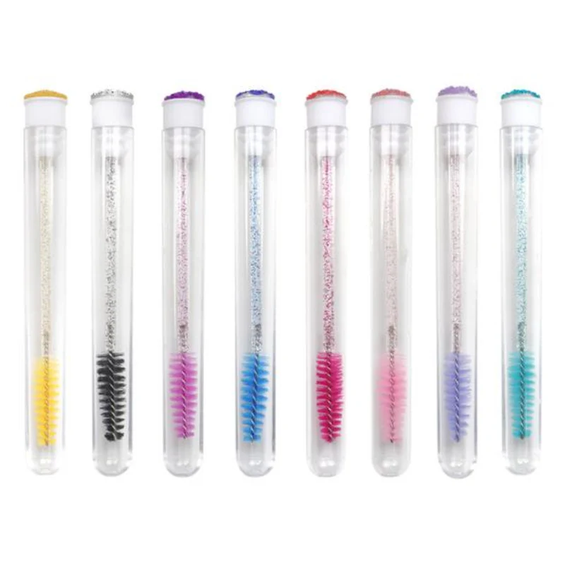 Eyelash Brushes With Diamond Bottom