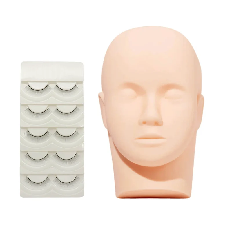 Mannequin Head for Eyelash Extensions Training