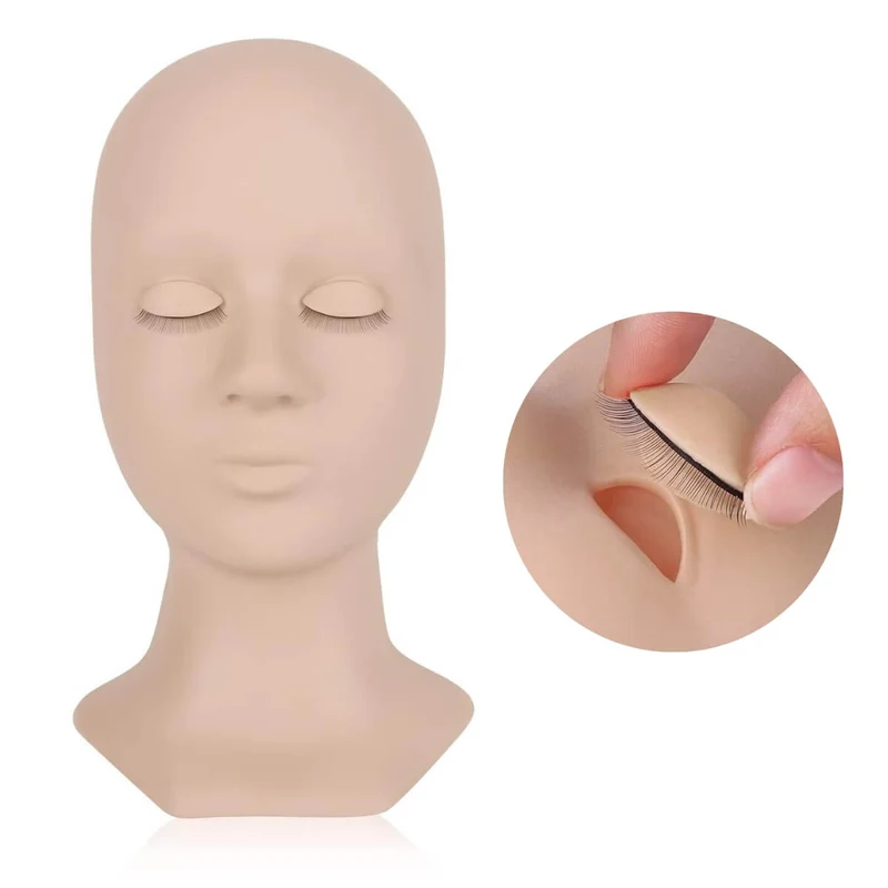 Training Mannequin Head With Replacement Eyelids
