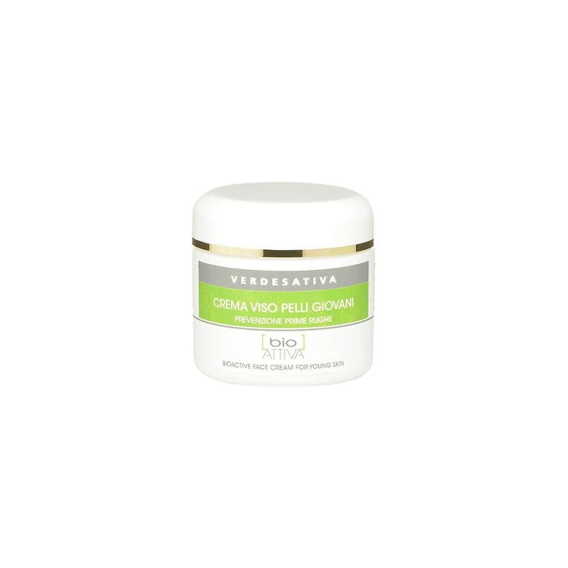 Crema viso pelli giovani prevenzione prime rughe, 50 ml - Verdesativa