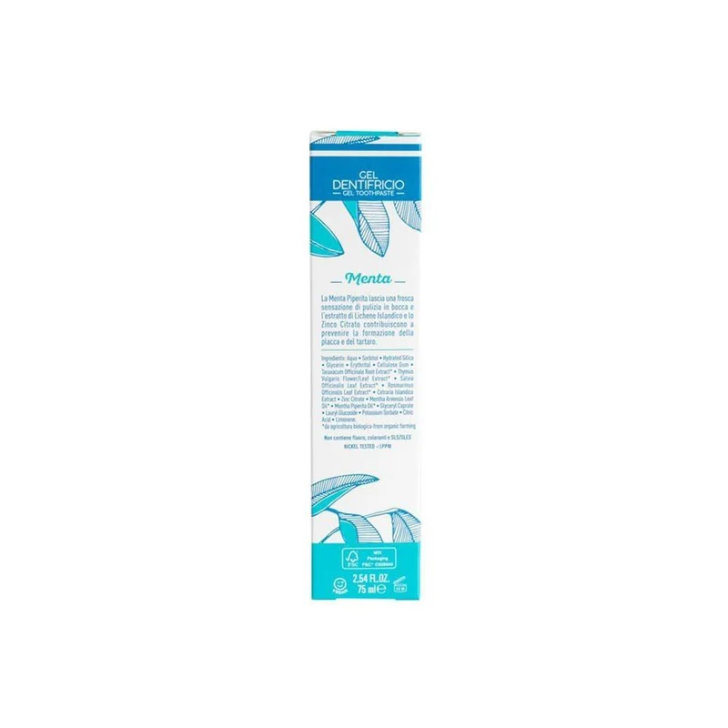 Gel dentifricio naturale alla menta, 75 ml - Officina Naturae
