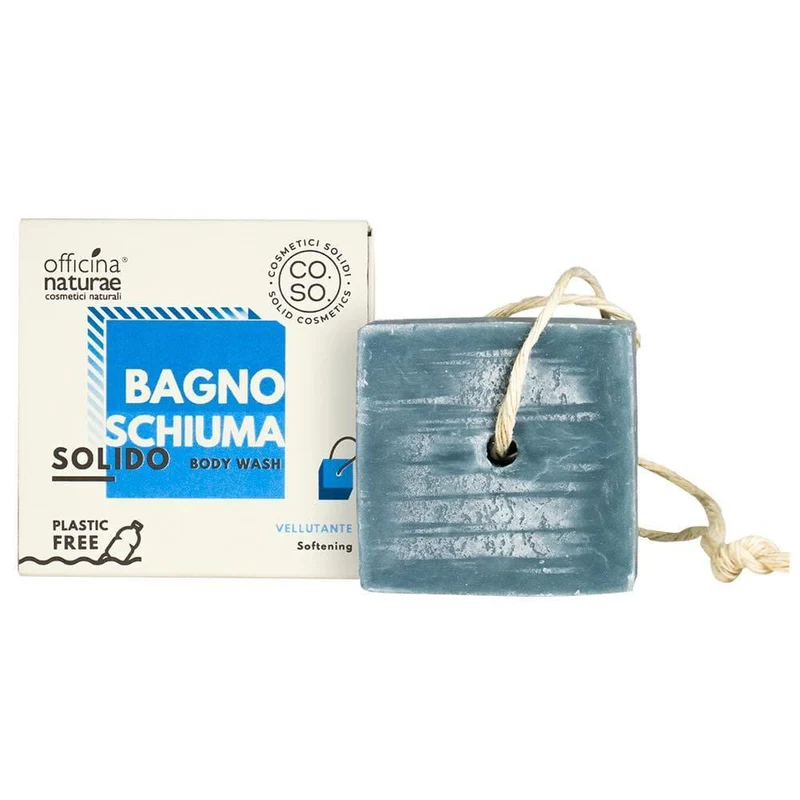 Bagnoschiuma solido vellutante CO.SO., 64 g - Officina Naturae